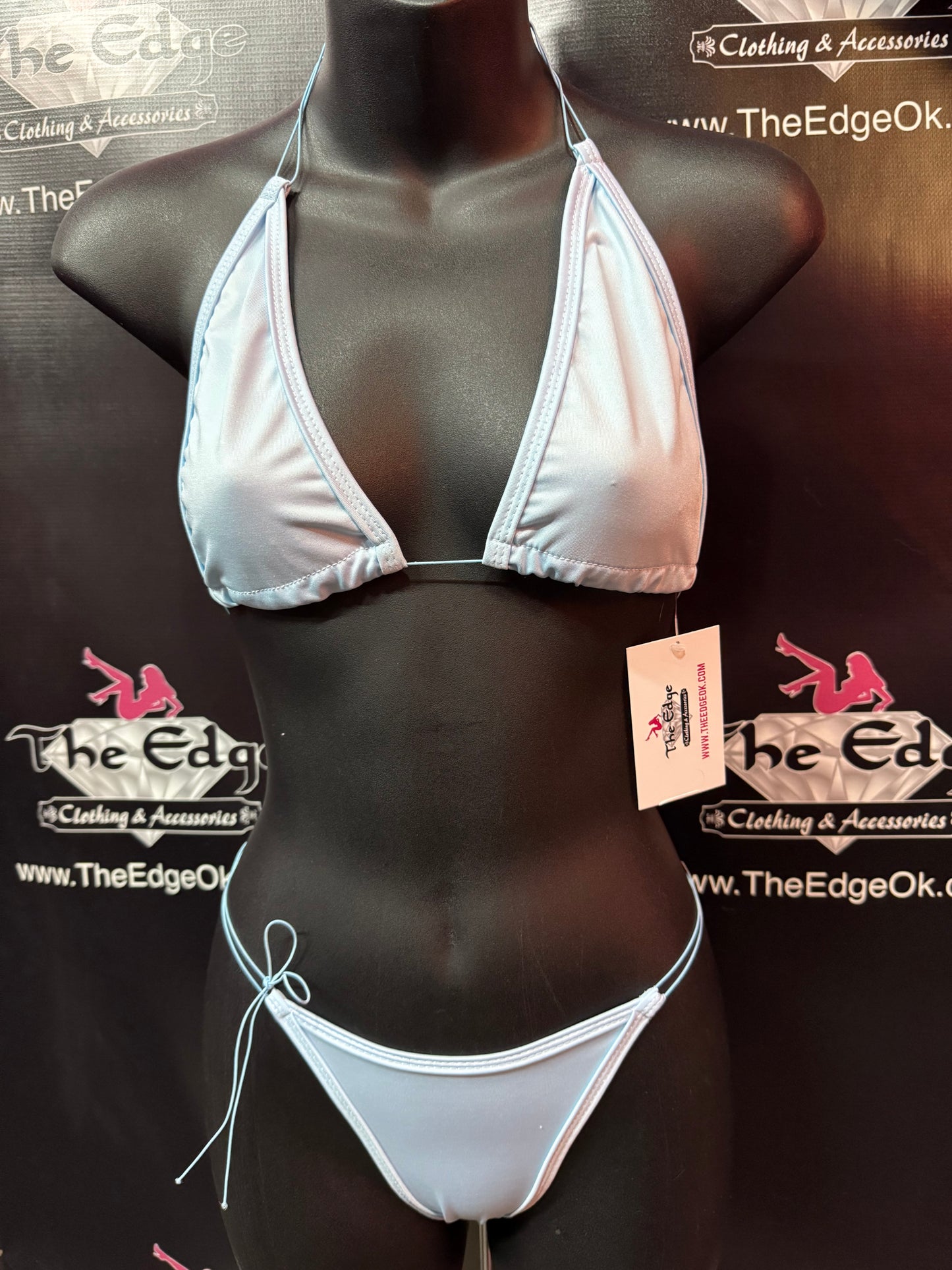 Cord Thong and Triangle Top Set