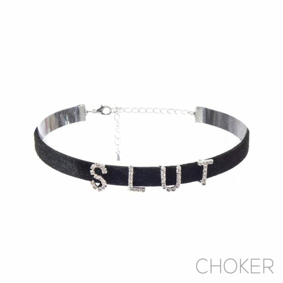 Velvet Choker - Slut