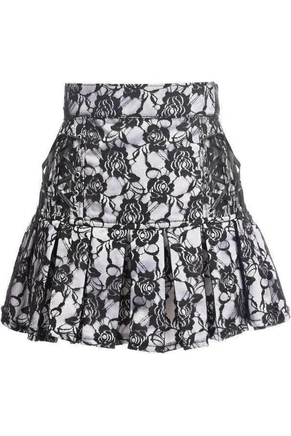 Lace Overlay Skirt