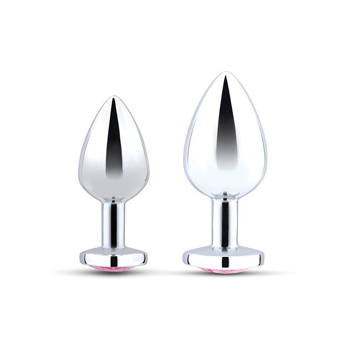 Jewel Metal Butt Plug Training Set