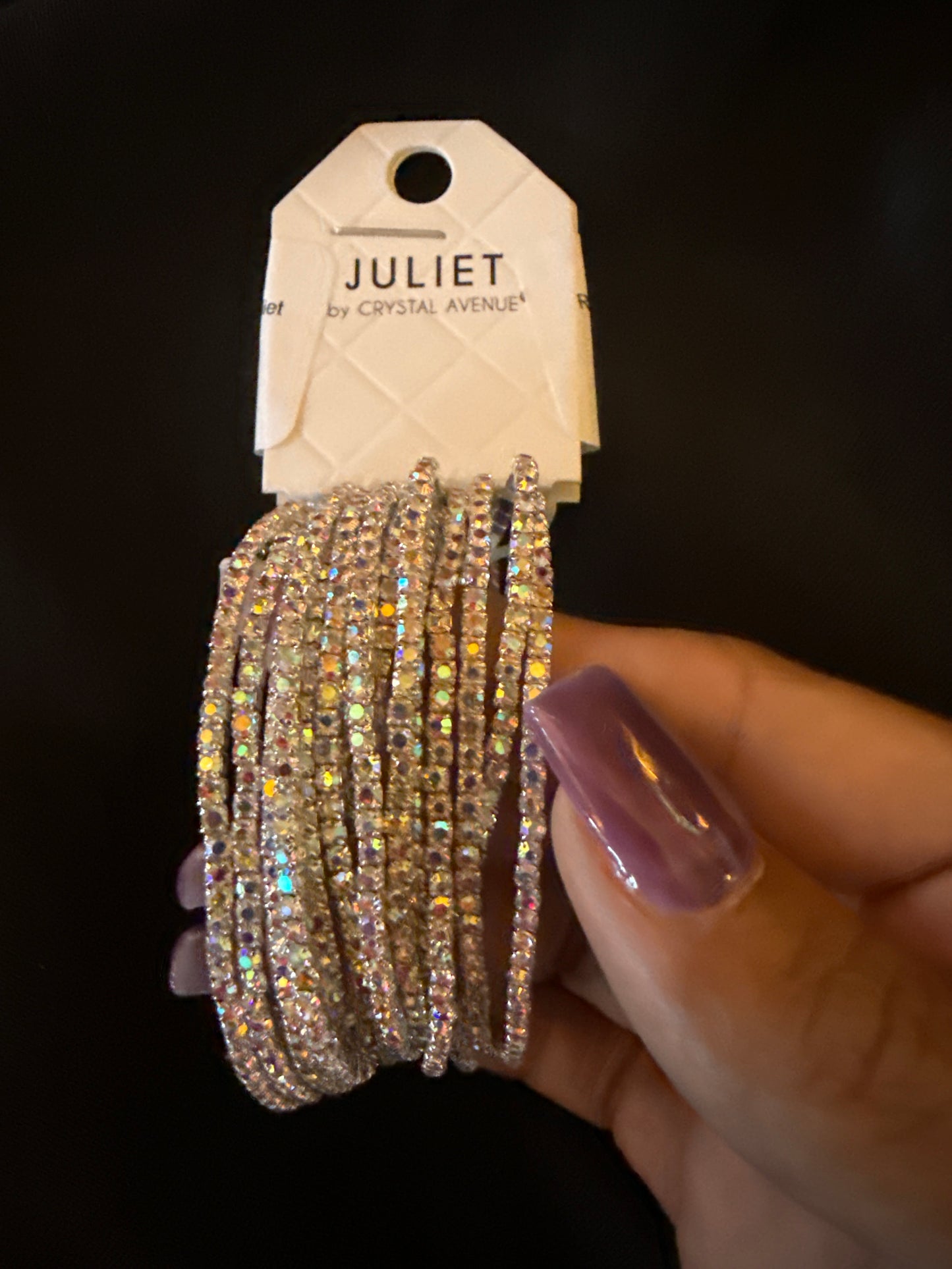 Rhinestone Stretch Bracelet Set