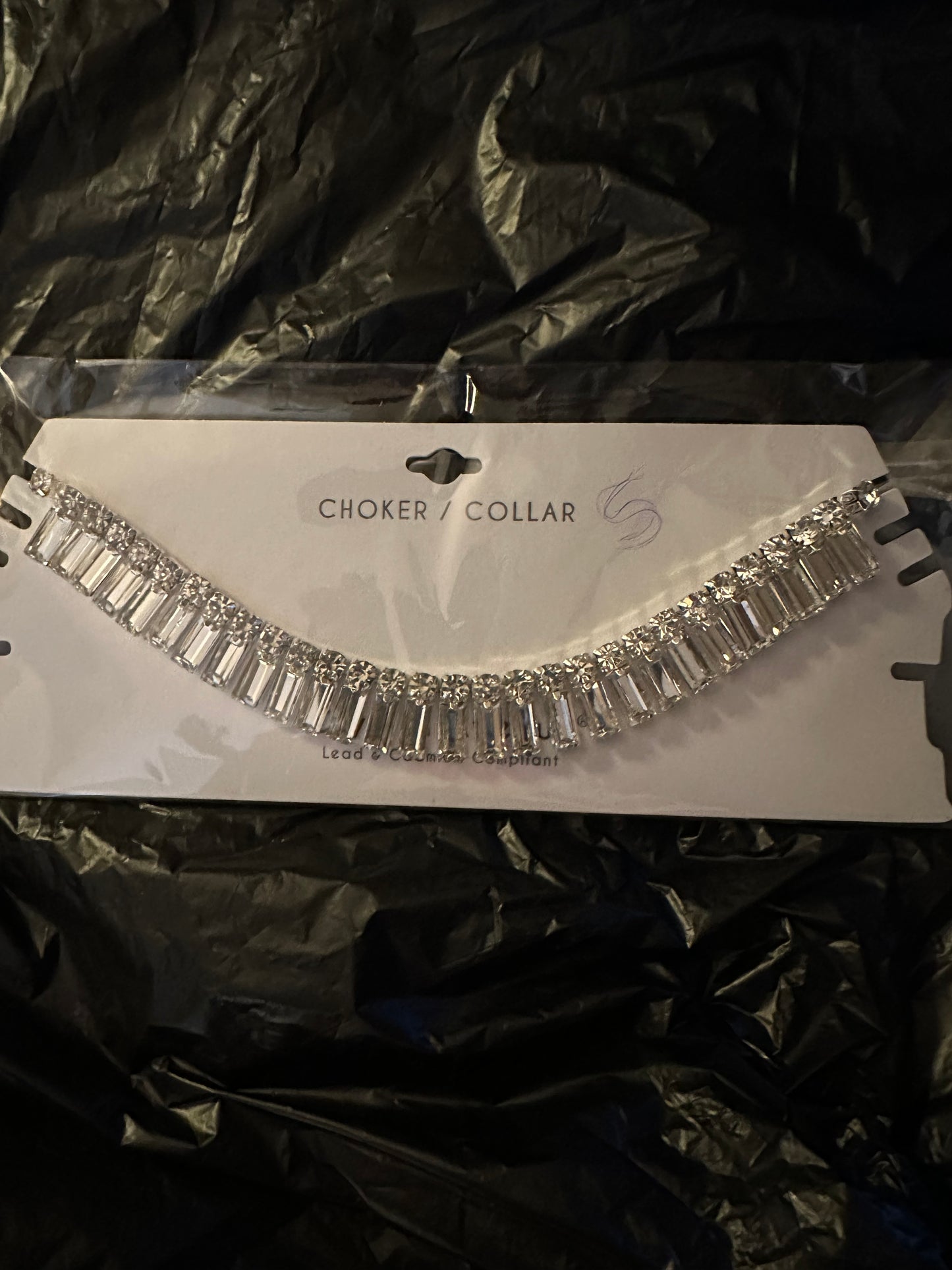 Exotic Rhinestone Choker