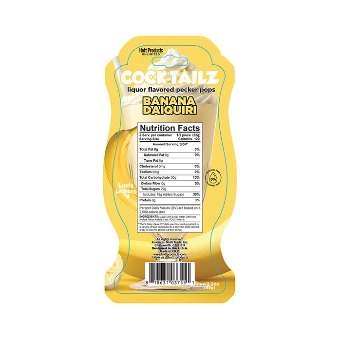 Cock Tailz Liquor Flavored Pecker Pops