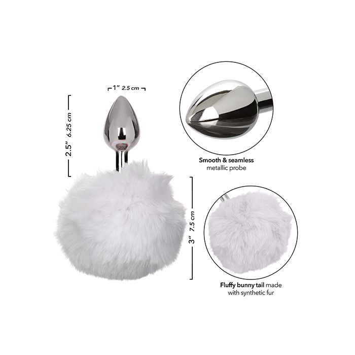 Bunny Tail Anal - White