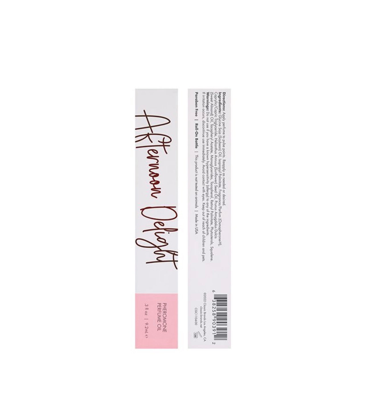 CGC Pheromone Perfume Oil - Afternoon Delight