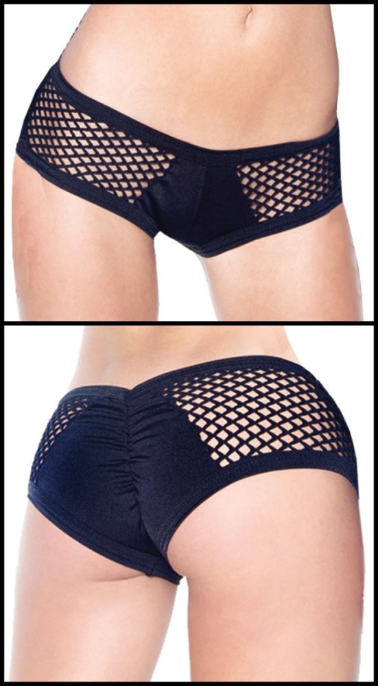 Fishnet Booty Shorts