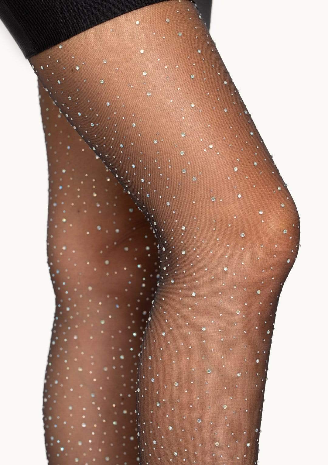 Sheer Rhinestone Tights