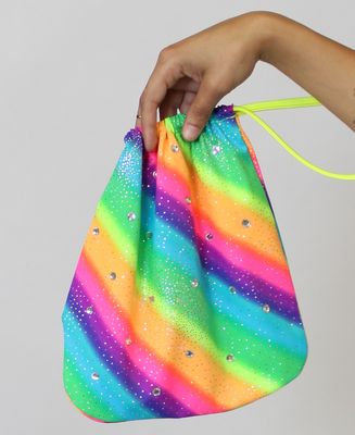 W9887 Under the Rainbow Drawstring Money Bag-The Edge OK