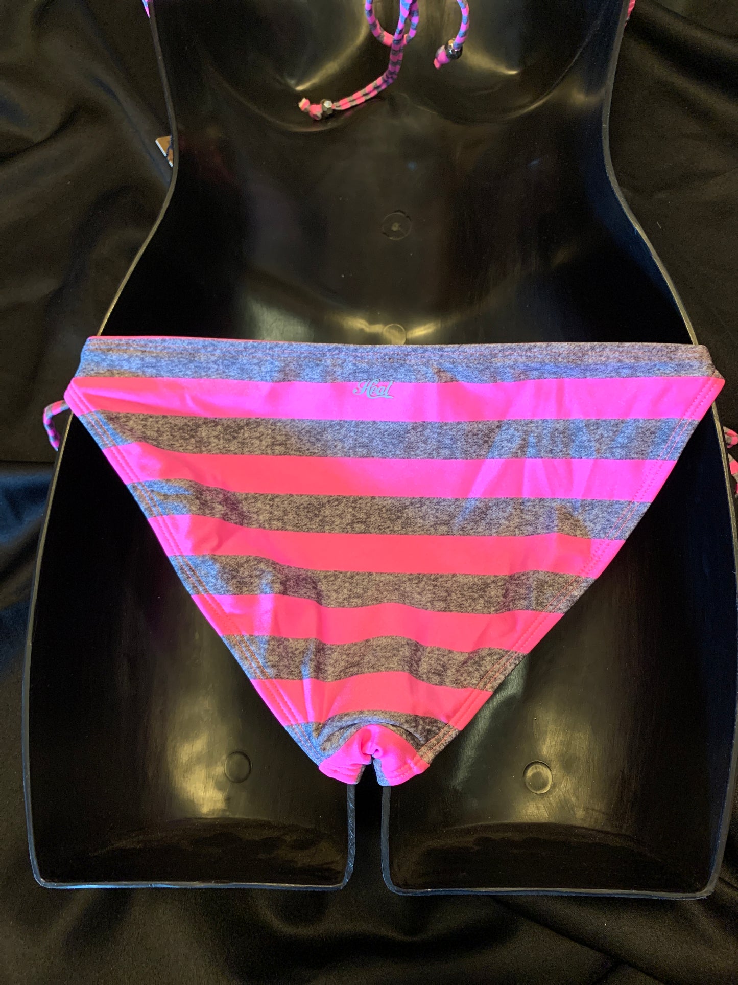 S243-6578 Chasing The Sun Tie Side Bottom-Neon Pink-The Edge OK