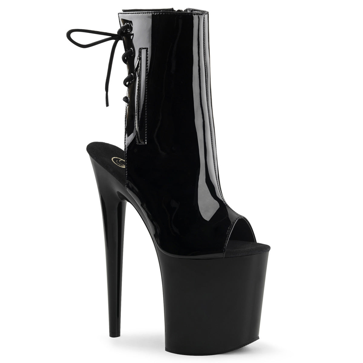 Flamingo 1018 8inch Open Toe/Heel Ankle Boot-The Edge OK