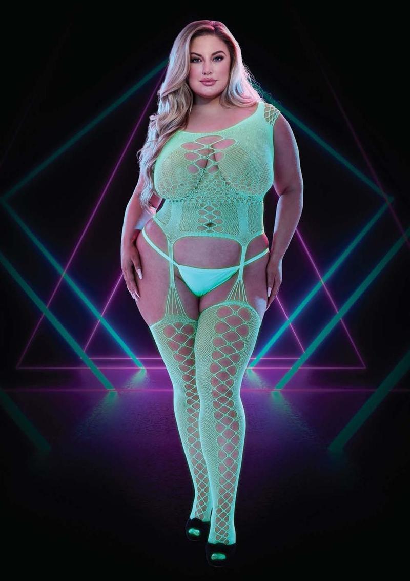 Glow In The Dark Bodystocking - Queen