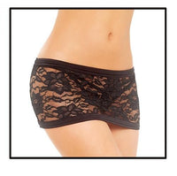 94/L Sheer Lace Mini Skirt