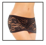 94/L Sheer Lace Mini Skirt