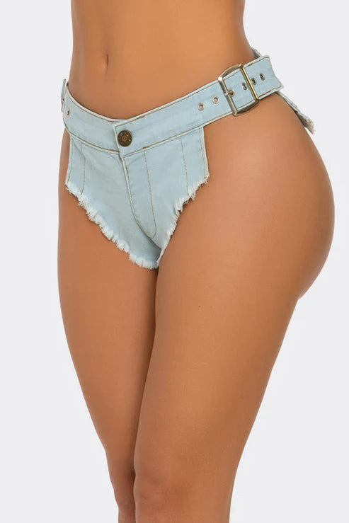 Cheeky Denim Shorts