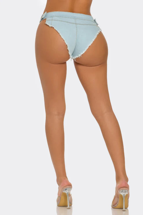 Cheeky Denim Shorts