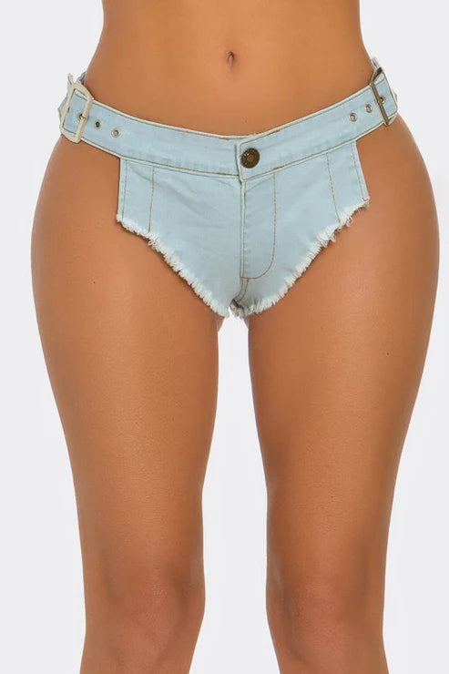 Cheeky Denim Shorts
