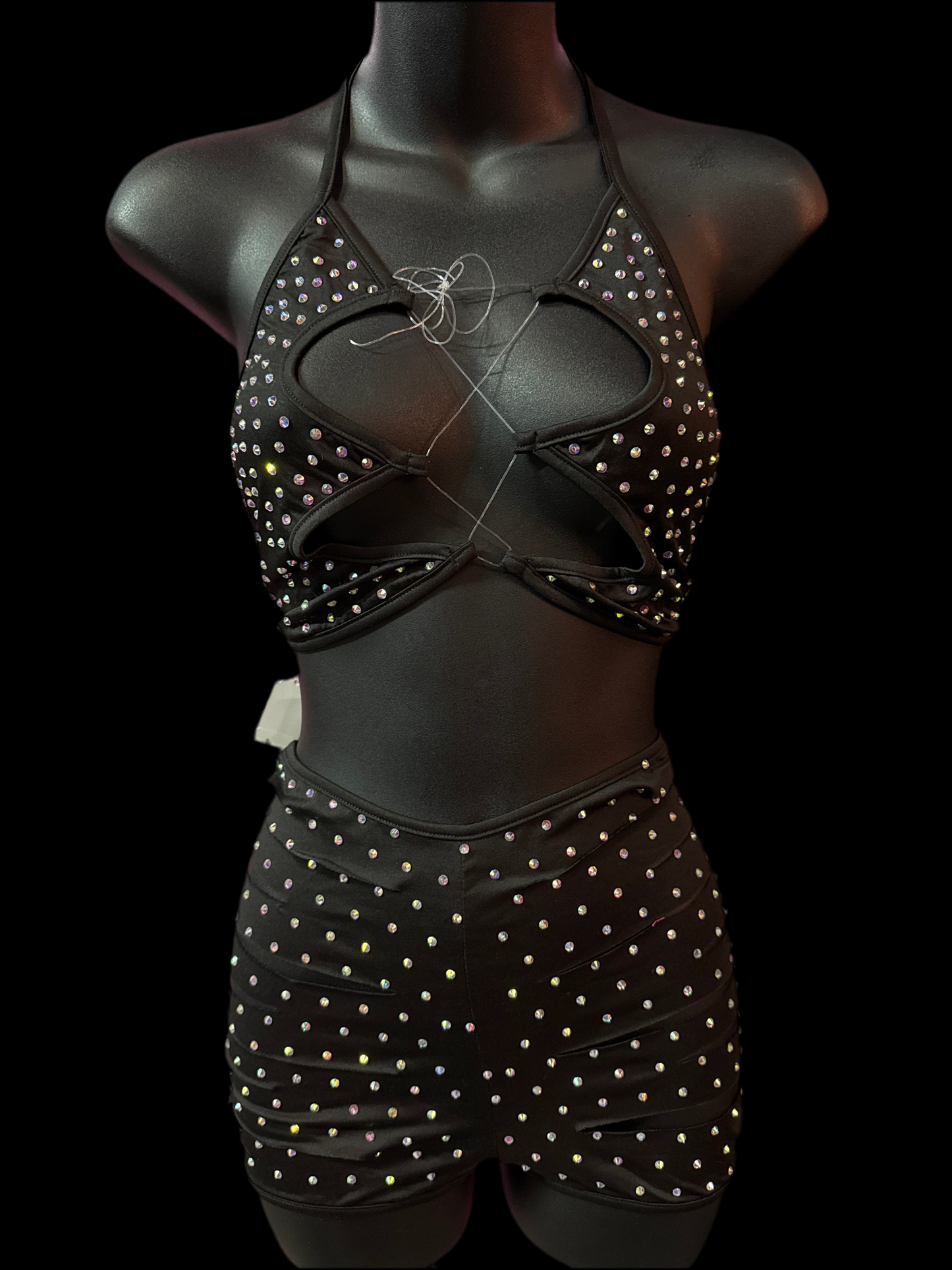 2 Piece Cut Out Short Set