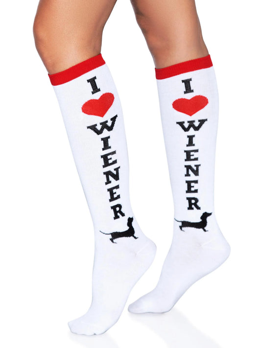 Weiner Dog Knee High Socks