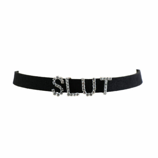 Velvet Choker - Slut