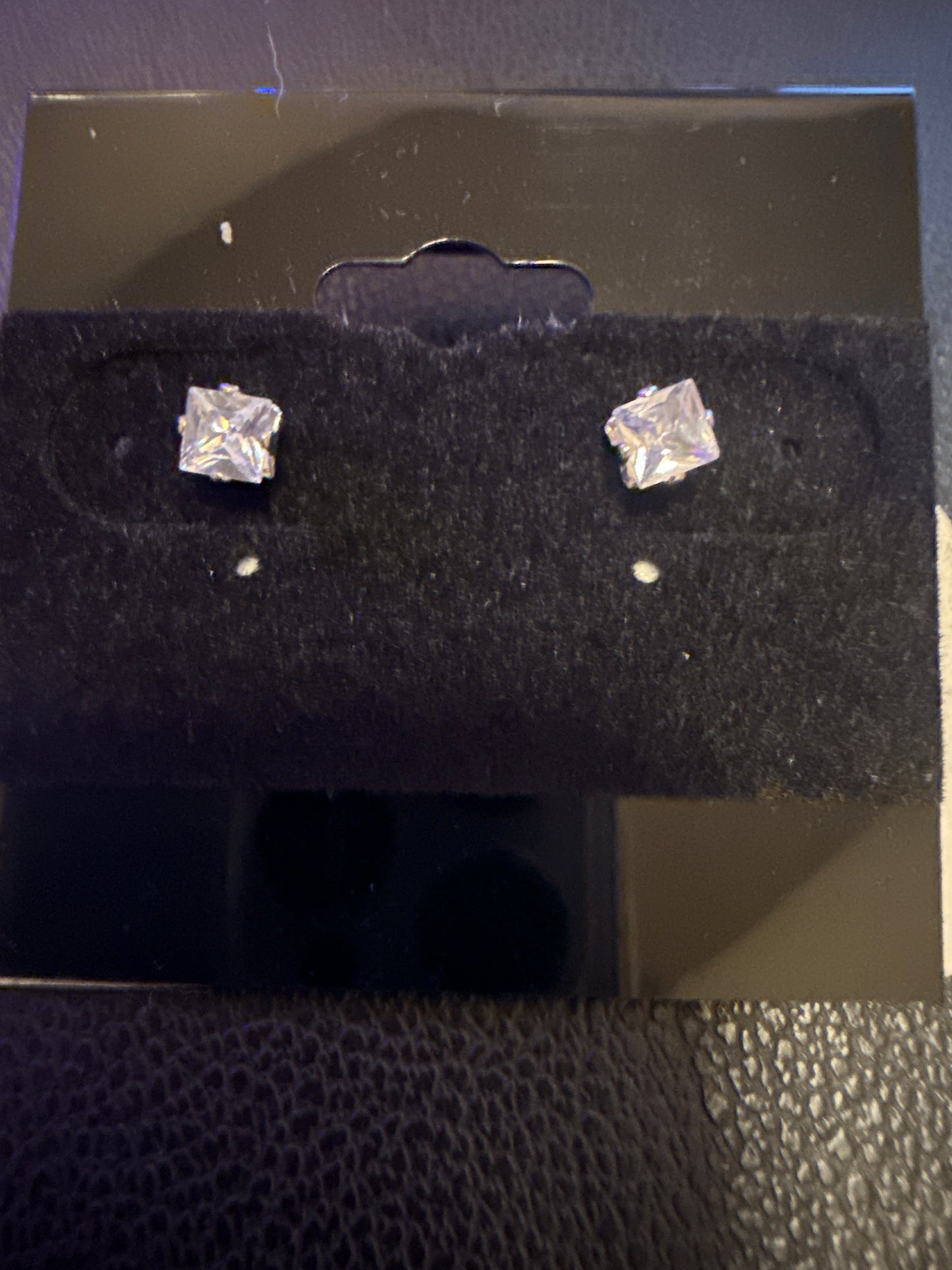 Stainless Steel Square Stud Earrings