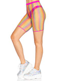 8883 Ombre Rainbow Biker Shorts-The Edge OK