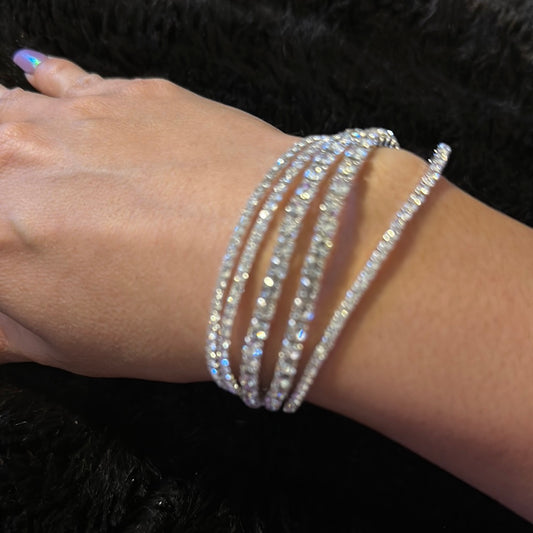 Rhinestone Stretch Bracelet Set