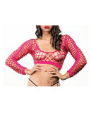 Beverly Hills Naughty Girl All Over Crotchless Legging - Pink-The Edge OK
