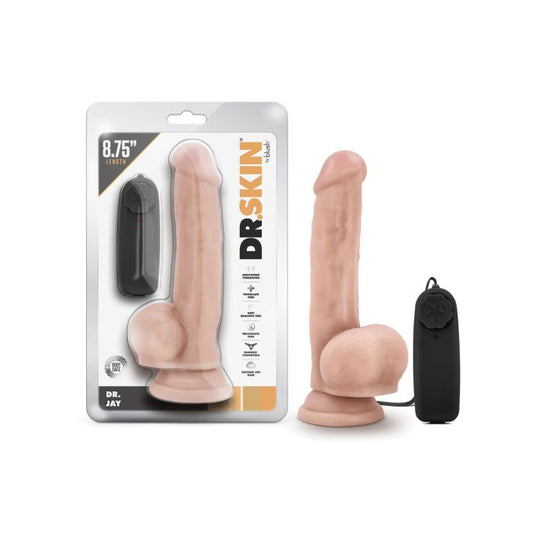 Dr. Jay Vibrating Cock - 8.75" Vanilla