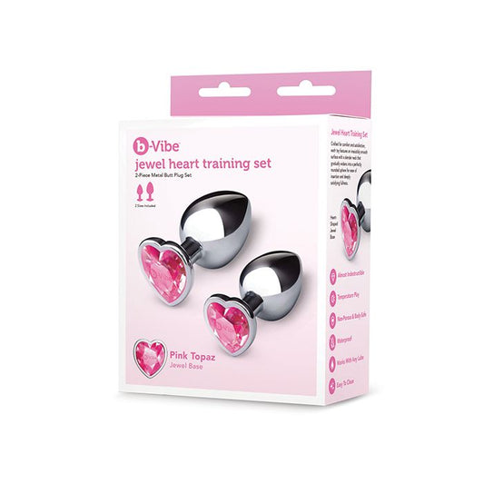 Jewel Metal Butt Plug Training Set