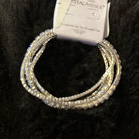 Crystal Avenue Rhinestone Stretch Bracelet Set