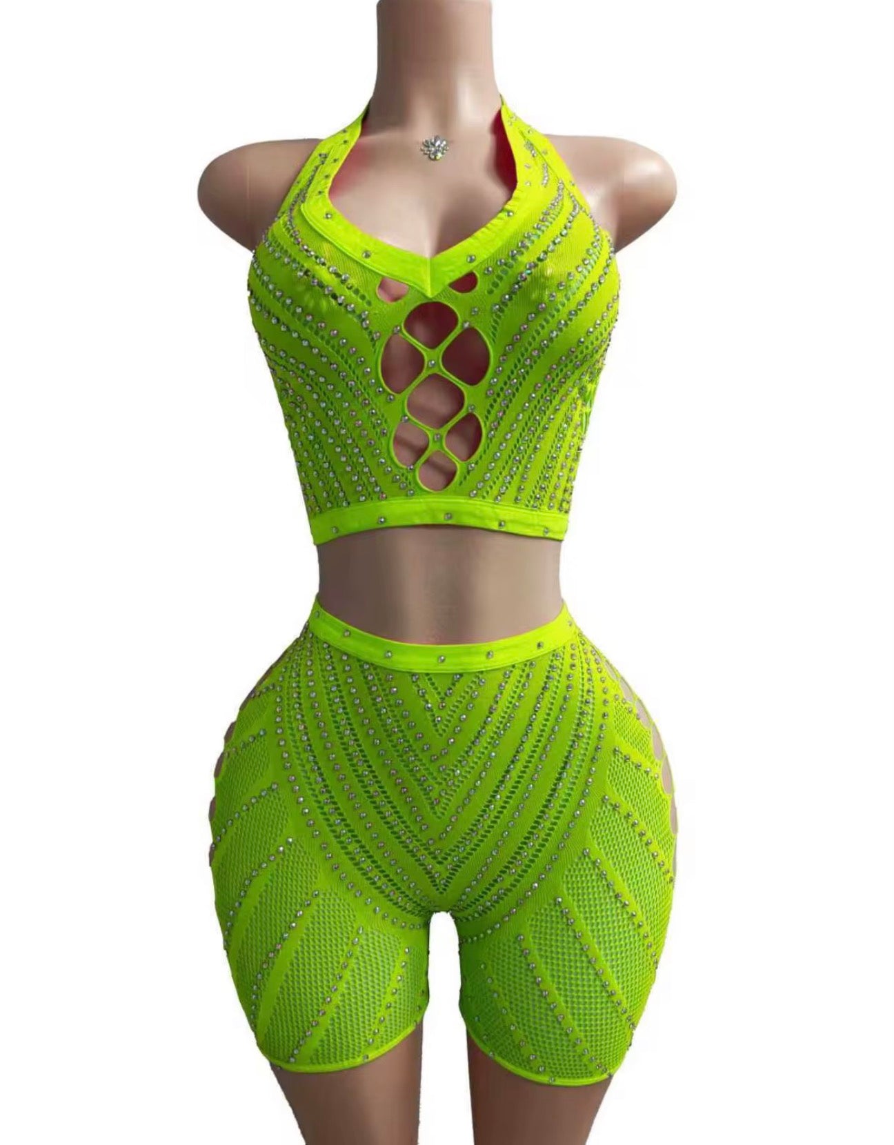Iced Out Bike Short Set
