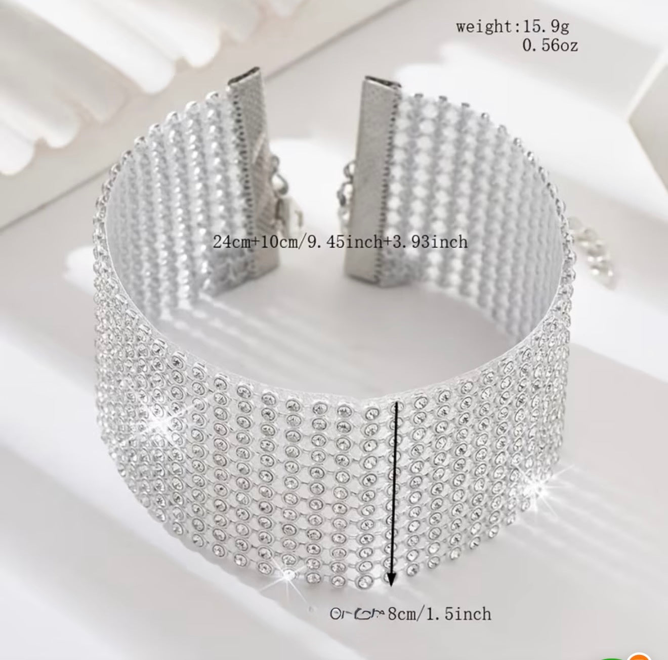 Ultra Thin Rhinestone Anklet