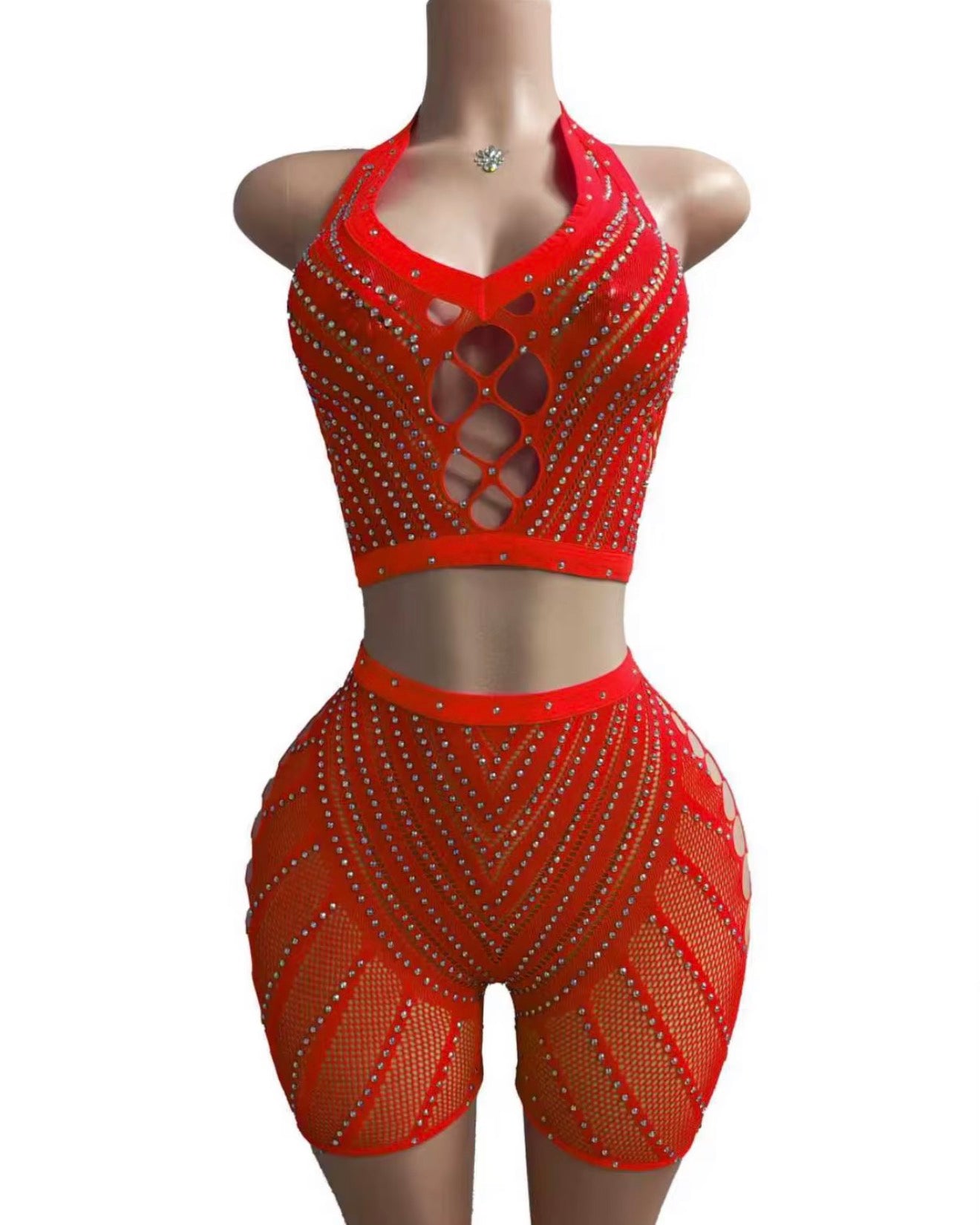 Iced Out Bike Short Set