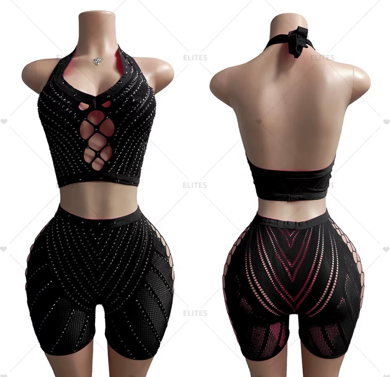 Iced Out Bike Short Set