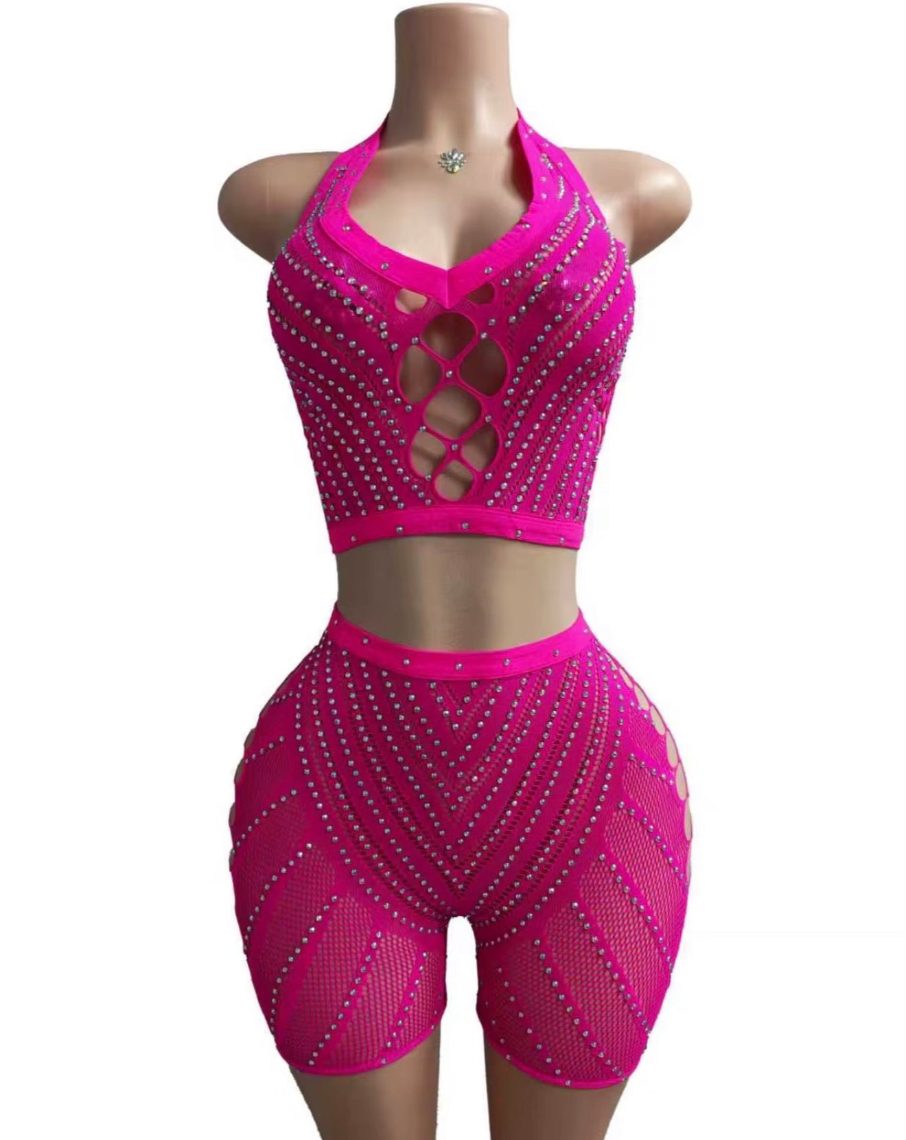 Iced Out Bike Short Set