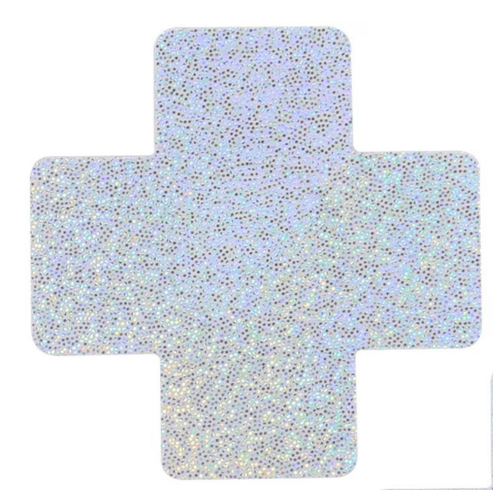 Silver Hologram Pasties