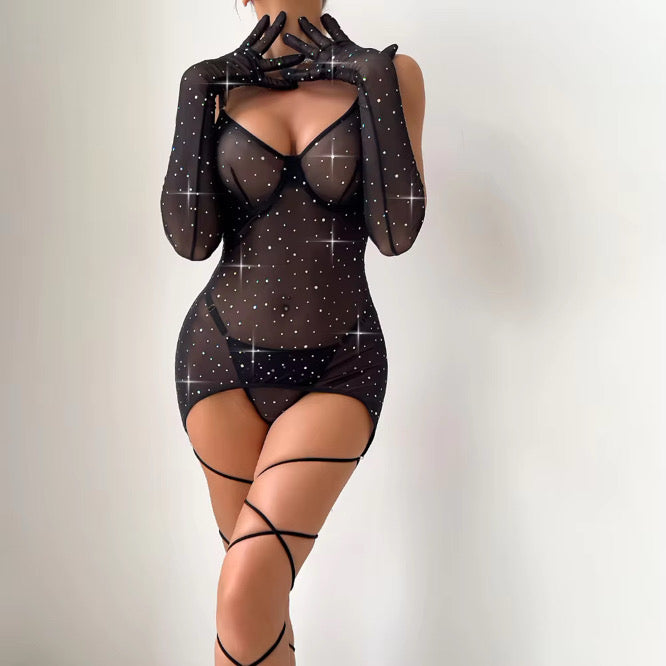 Underwire Lingerie Dress Set