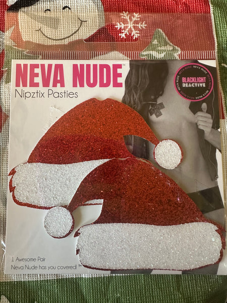 Santa's Hat Nipple Cover Pasties