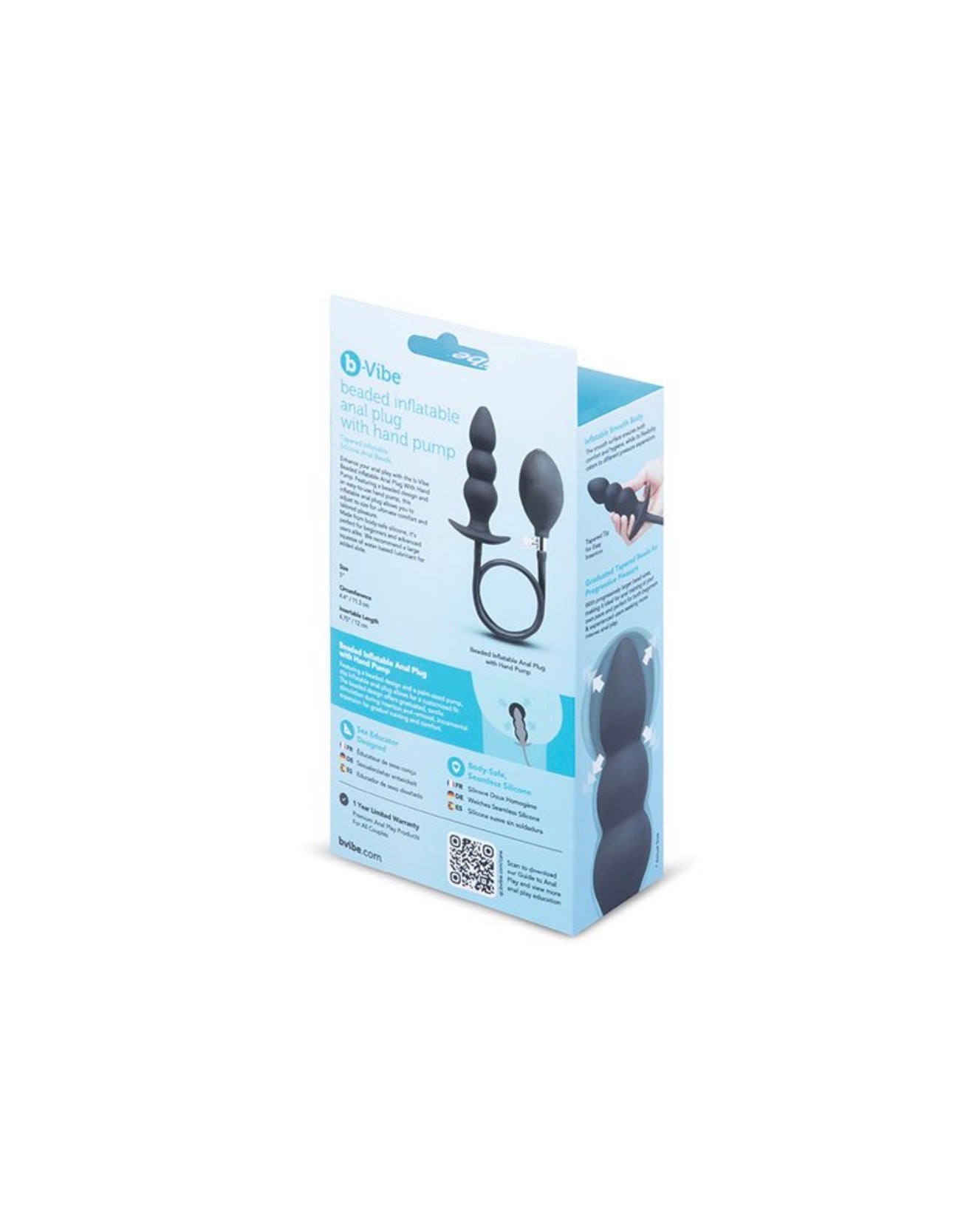 Vibe Beaded Inflatable Anal Plug