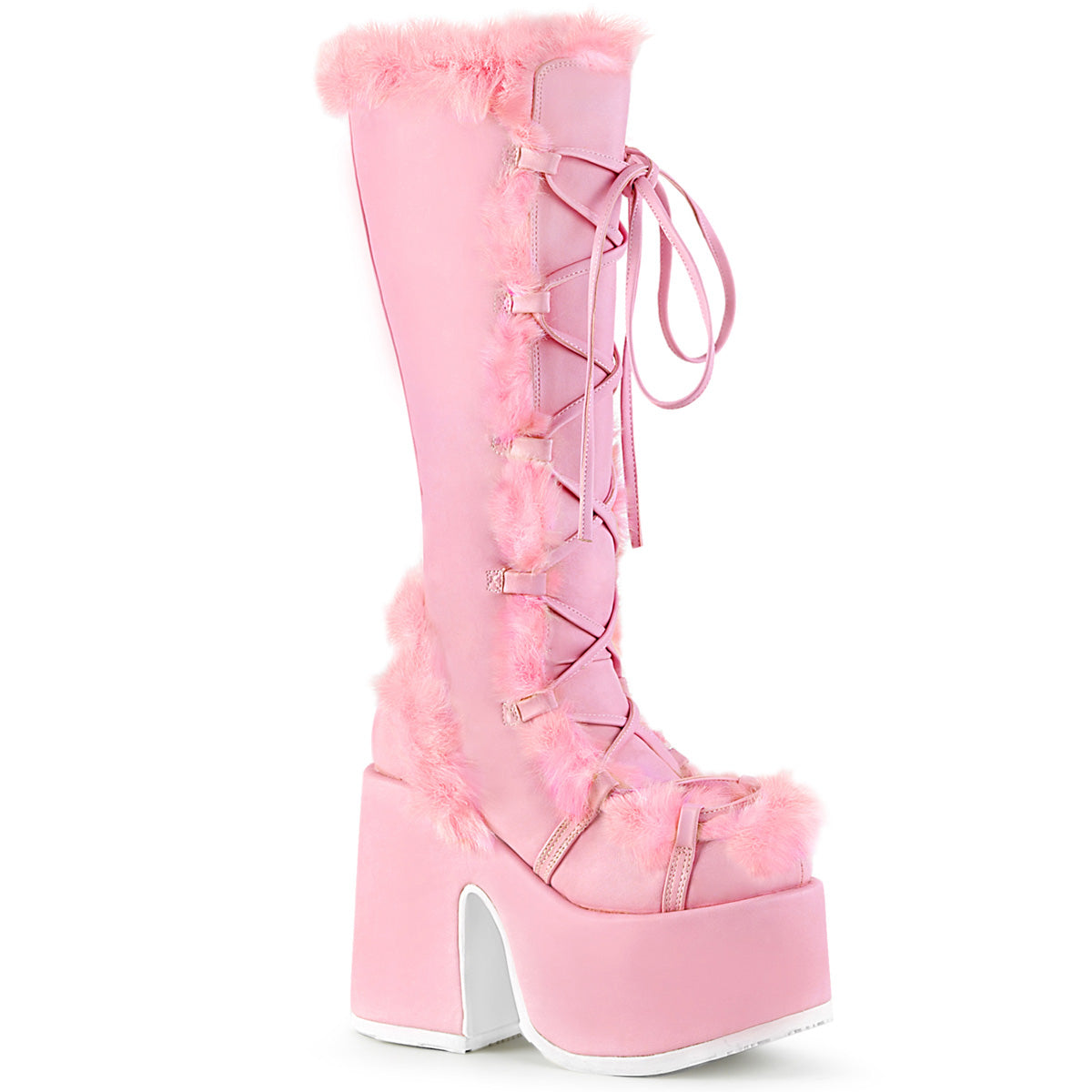 Camel 311 Knee High Chunky Heel Boots