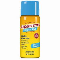 Aspercreme Lidocaine Numbing Spray-The Edge OK