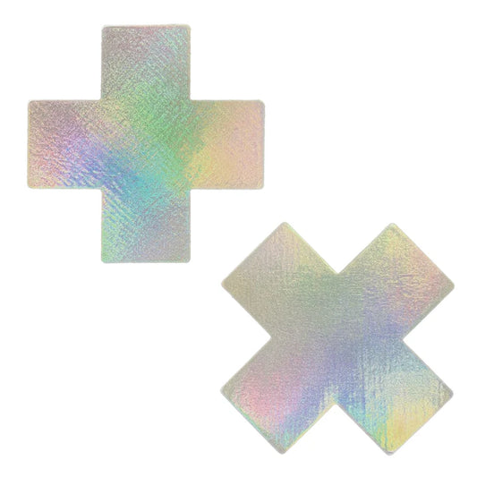Holographic Plus X Nipple Pasties