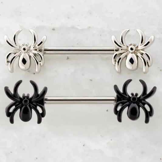 Nipple Barbell with Spider Ends