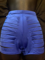 822 Shredded High Waist Shorts