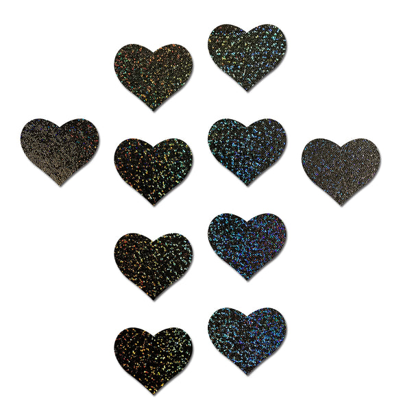Pastease Body Minis: Mini Glitter Hearts Body Pasties