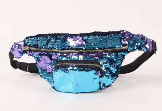 3831 Sequin Fanny Pack-The Edge OK