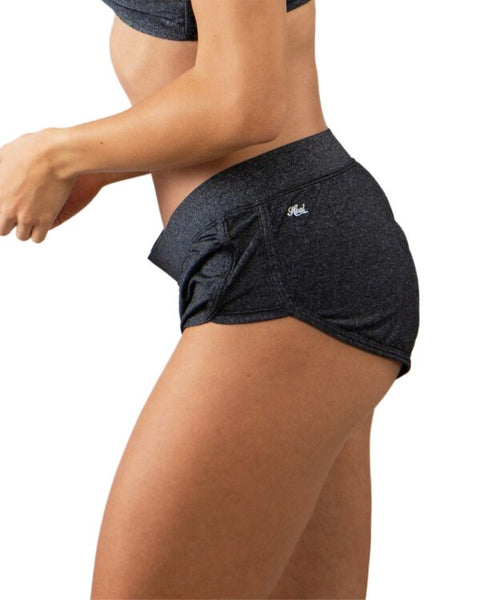 962-1818 Junior Shorts-Metallic Black-The Edge OK