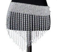 543 Belt Beaded Fringe Skirt