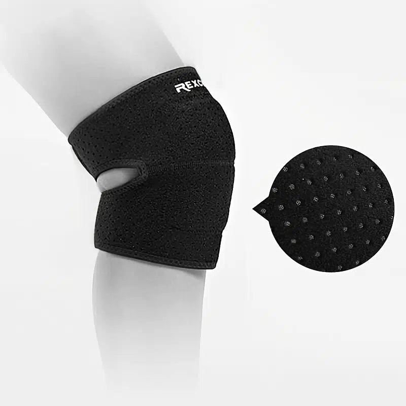 Elastic Knee Support Sleeves - (Black)-The Edge OK