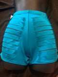 822 Shredded High Waist Shorts